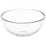 BLANDA Serving bowl, clear glass, 20 cm