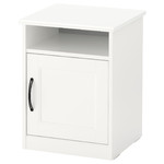 SONGESAND Nightstand, white, 42x40 cm