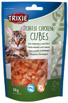 Trixie Premio Chicken Cheese Cubes Snacks for Cats 50g