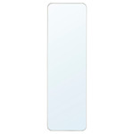 LINDBYN Mirror, white, 40x130 cm