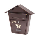 Postbox Post Box Damech SD2, antique brass