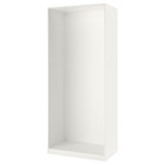 PAX Wardrobe frame, white, 100x58x236 cm