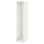 PAX Wardrobe frame, white, 50x58x236 cm