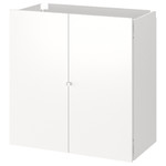 JOSTEIN Door/side units/back, in/outdoor white, 80x42x82 cm