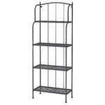 LÄCKÖ Shelving unit, outdoor, grey, 61x160 cm