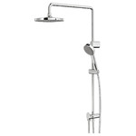 BROGRUND Head/handshower kit with diverter, chrome-plated