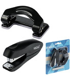 Stationary Set Punch, Stapler & Staples, black