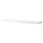 LACK Wall shelf, white/high-gloss, 110x26 cm