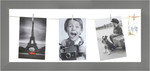 Collage Frame for Photos 20 x 50 cm, string, grey