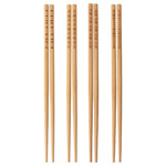 TREBENT Chopsticks, 4 pairs, bamboo, 24 cm