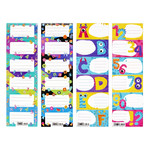 Starpak Label Stickers for Notebooks Letters/Numbers 25-pack