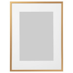 LOMVIKEN Frame, gold-colour, 30x40 cm