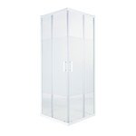 Cooke & Lewis Shower Enclosure Onega 90x90x190cm, white/pattern