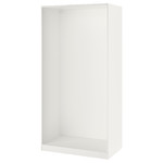 PAX Wardrobe frame, white, 100x58x201 cm