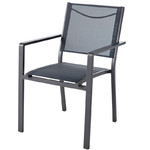 GoodHome Garden Chair Batz, anthracite