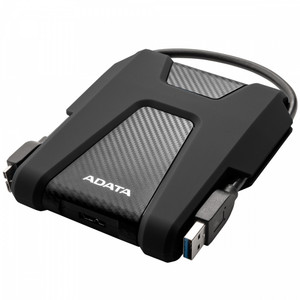 Adata Hard Drive Durable HD680 1TB microUSB3.0, black