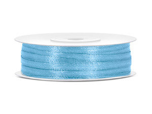 Satin Ribbon 50m 3mm, blue