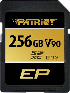 Patriot Memory Card microSDXC 256GB V90 UHS-II U3 C10 300/260MB/s