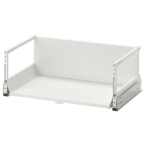 EXCEPTIONELL Drawer, high with push to open, white, 60x37 cm