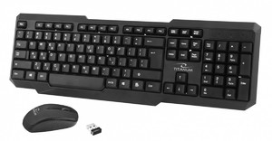 Esperanza Titanum Wireless Set Keyboard & Mouse 2.4GHz Memphis