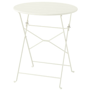 SUNDSÖ Table, off-white outdoor, 65 cm