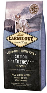 Carnilove Dog Food Salmon & Turkey Puppy 1.5kg