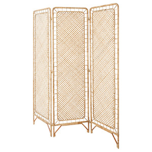 TOLKNING Room divider, handmade rattan, 150x170 cm