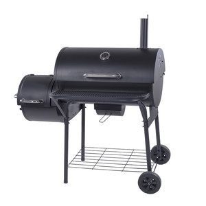 Charcoal Grill BBQ with Smoking Chamber MG506