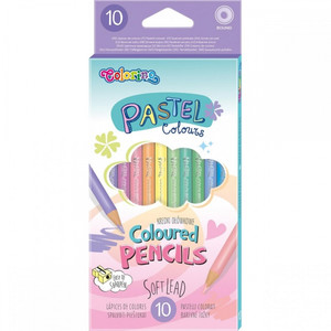 Colorino Coloured Pencils Pastel 10 Colours