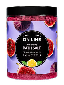 On Line Foaming Bath Salt Vegan Fig & Citrus 1200g