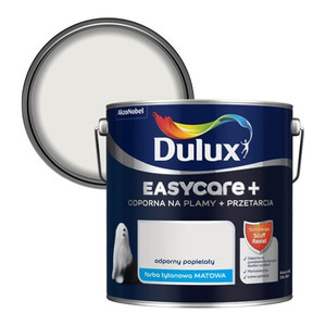Dulux EasyCare+ Washable Durable Matt Paint 2.5l resistant grey