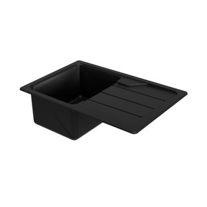 GoodHome Granite Sink Arber 1-bowl, matt black