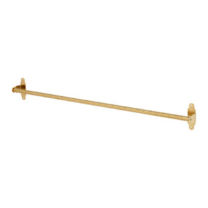 HULTARP Rail, polished, brass-colour, 80 cm