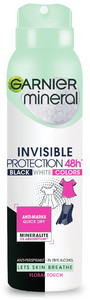Garnier Mineral Anti-Perspirant Deodorant Spray Invisible Protection 48h Floral Touch 150ml