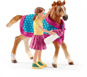 Schleich Foal with Blanket 3+