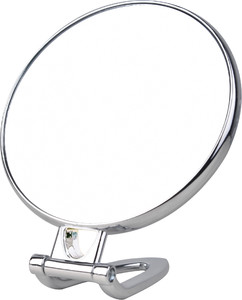 Top Choice Cosmetic Mirror, round, double-sided