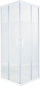 Cooke & Lewis Shower Enclosure Onega 80x80x190cm, white/pattern