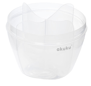 AKUKU Container For Formula Milk Powder 4 Chambers Grey