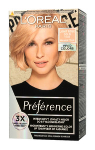 L'Oreal Preference Vivid Colors Permanent Gel Haircolor 9.023 Light Rose Gold (Manhattan)