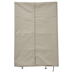 HIMMELSÖ Curtain for gazebo, grey-beige