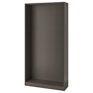 PAX Wardrobe frame, dark grey, 100x35x201 cm