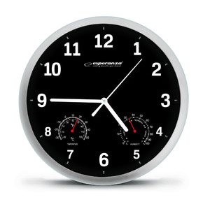 Lyon Wall Clock - Black