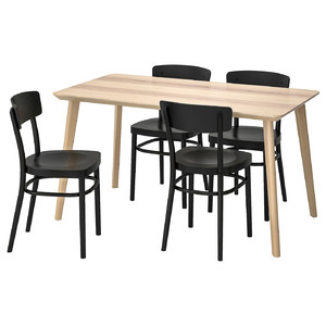 LISABO / IDOLF Table and 4 chairs