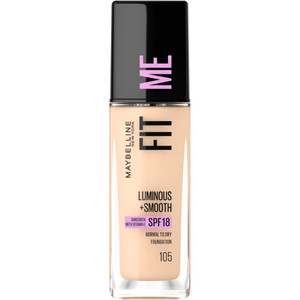 MAYBELLINE Fit Me! Luminous+Smooth Face Foundation 105 Natural Ivory 30ml