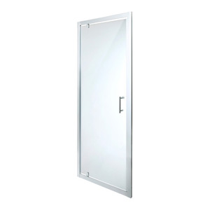 Pivot Shower Door Onega 90 cm, chrome/transparent