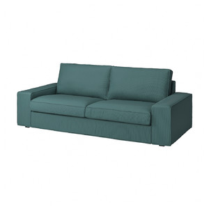 KIVIK 3-seat sofa, Kelinge grey-turquoise