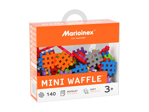 Marioinex Mini Waffle Blocks Set 140pcs 3+