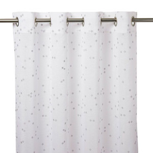 Curtain GoodHome Pyrite 140x260cm, silver