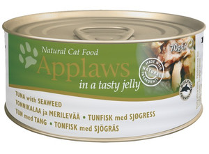 Applaws Natural Cat Food Tuna Fillet with Seaweed in Jelly 70g