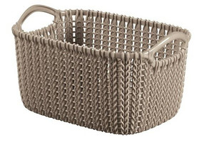 Curver Storage Basket XS 3l, brown-grey